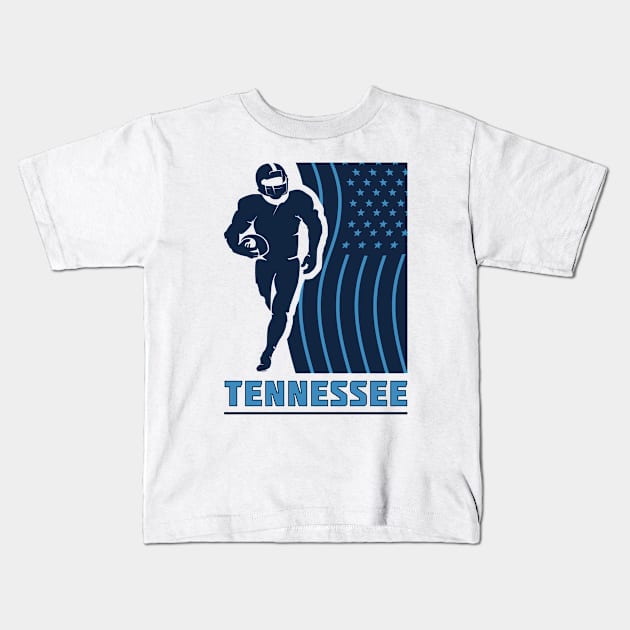 Tennessee Football Team Color Kids T-Shirt by Toogoo